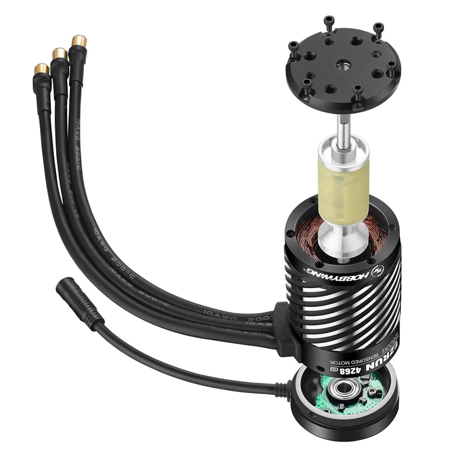 Hobbywing-ブラシレスモーターezrunmax8 g2s, 160a, esc, 4268, 2500kv
