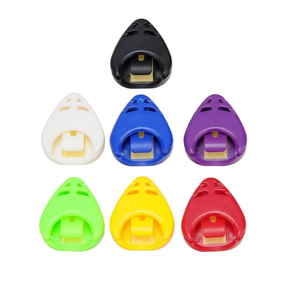 Guitar Picks Portable Heart Shape Picks Plectrum Acoustic Electric Guitar Protect Case Cover