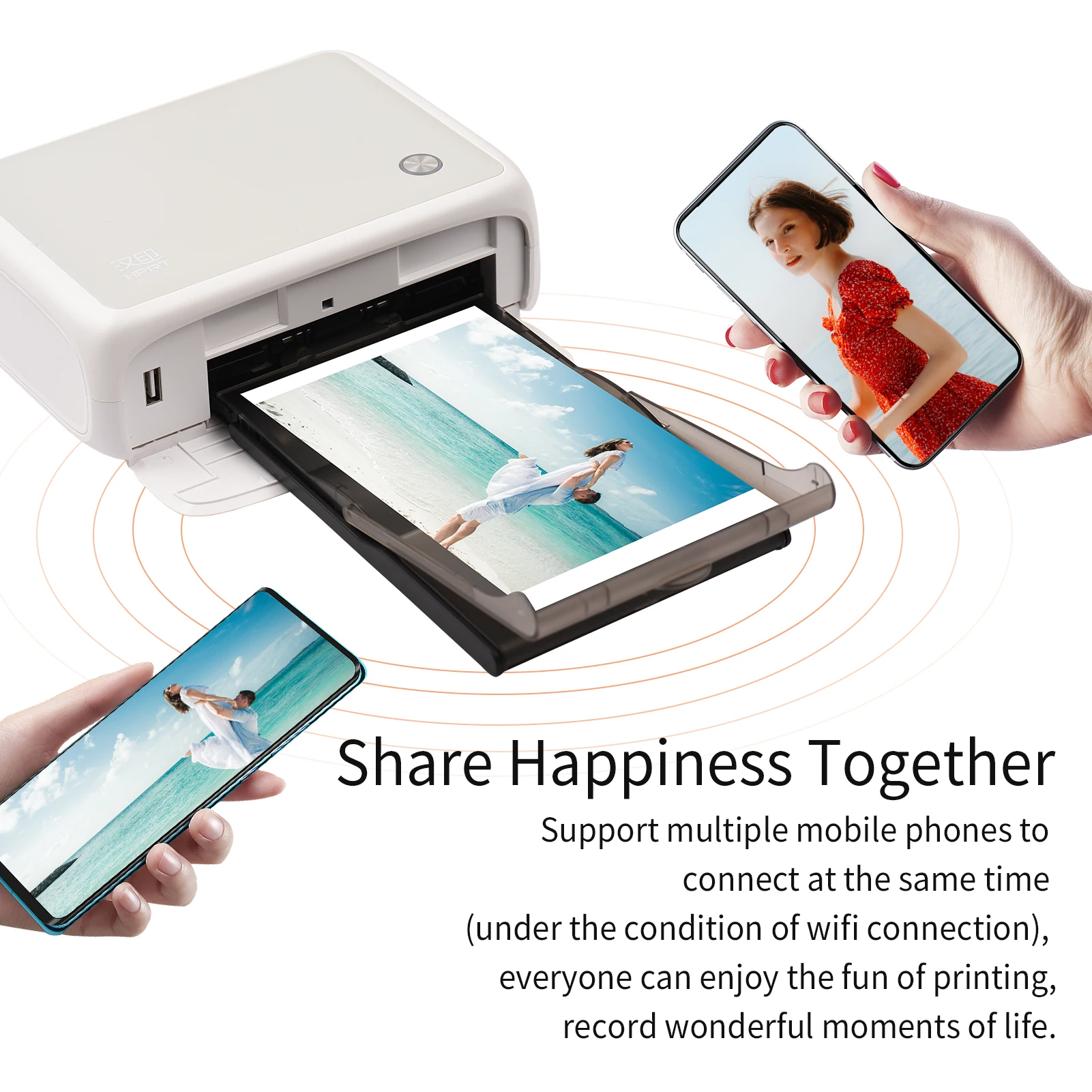 Photo Printer Mobile Wifi | Wireless Photo Printers | Thermal Picture - Photo -