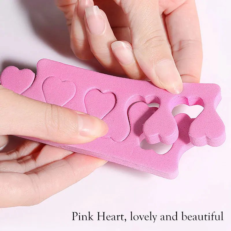 Nail Art Tools 200pcs/Pack Nail Art Toe Separators Fingers Foots Sponge Soft UV Gel Polish Beauty Tools Manicure Pedicure Pack Nail Kits