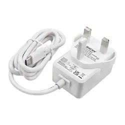 High - Power 27W USB Type C Charger with Multiple Plug Options (UK Plug)