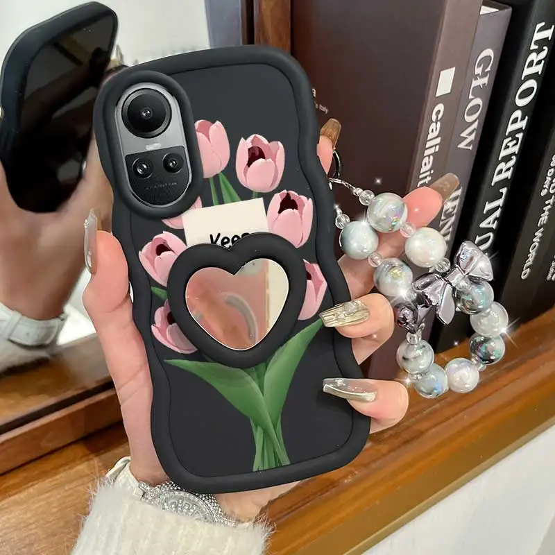 3-Piece Set: Stay Happy Phone Case with Lanyard & Stand