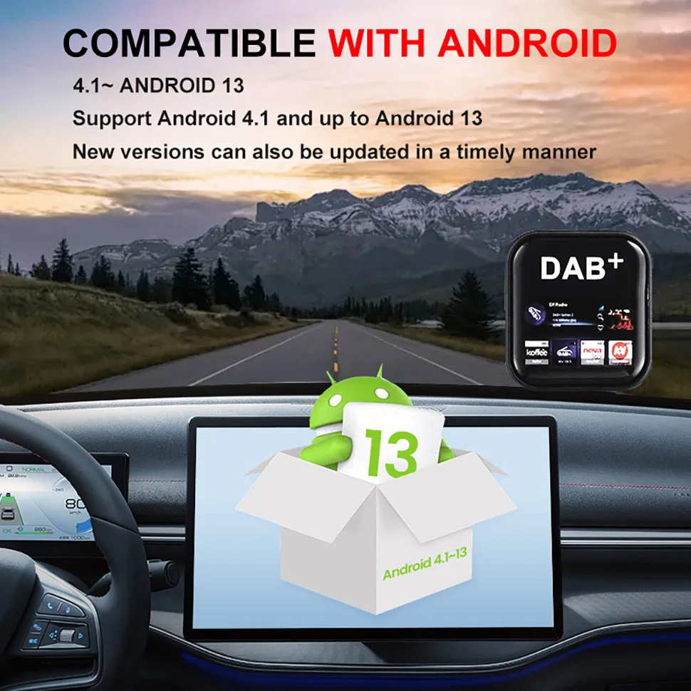 DAB+ DAB Antenna USB Adapter Universal Android Car Radio GPS Stereo Receiver Europe DAB+ DAB adapter for car radio kit dab antenna car radio antenna