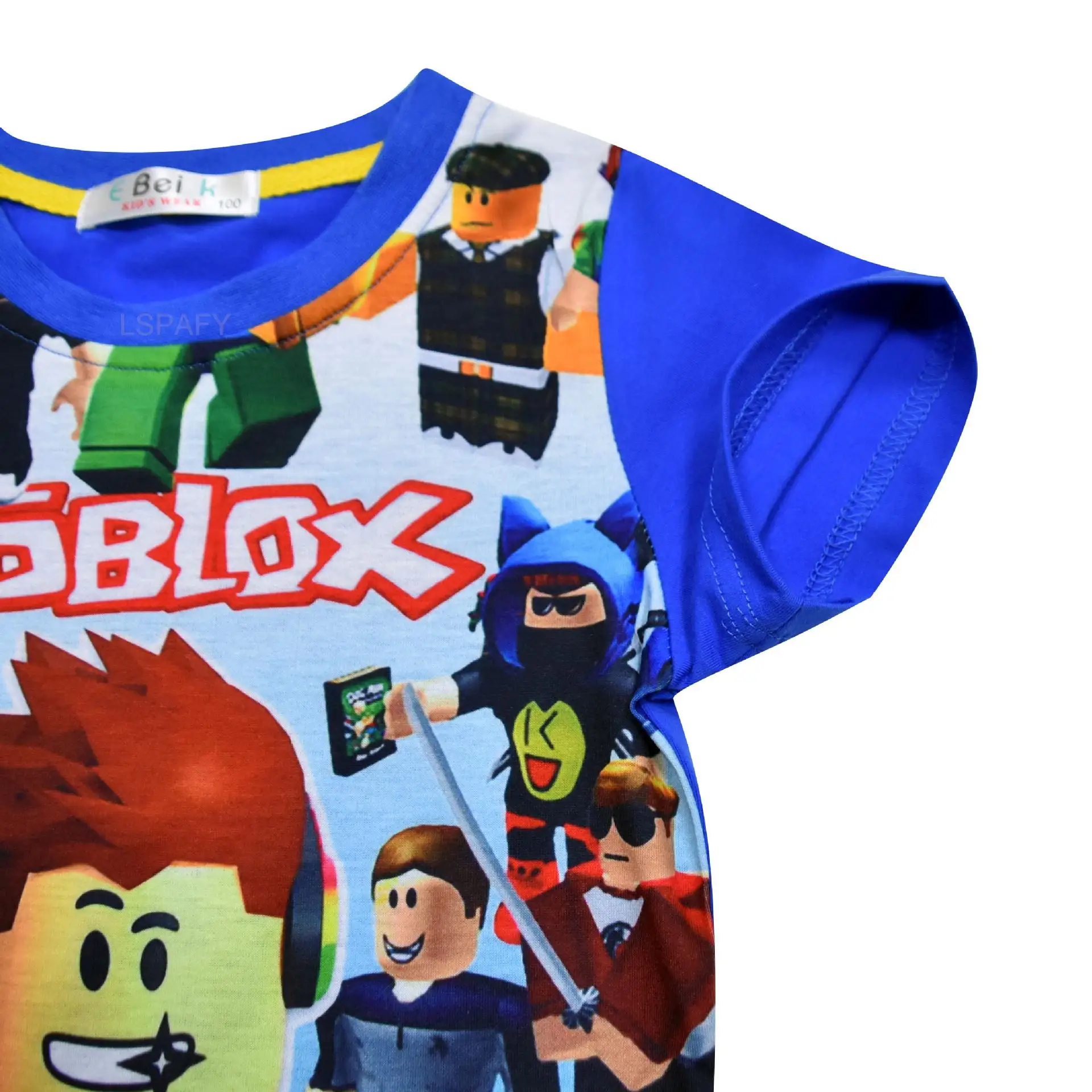 2023 Robloxing kid T shirt Boys Game Sports T-shirt Child Cartoon Short  sleeve top 3D Printing Casual Street Harajuku Clothes