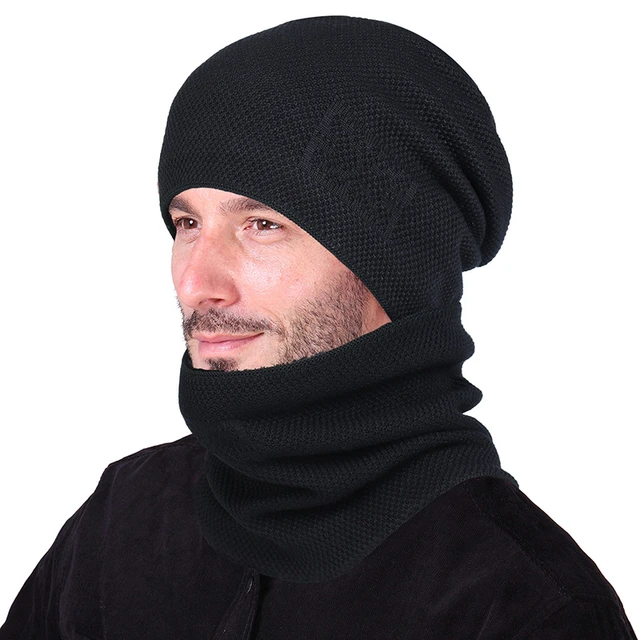 Bonnet de Sport chaud et épais pour homme et femme, ensemble de bonnets  tricotés, sans bords, Skullies, pour l'hiver - AliExpress