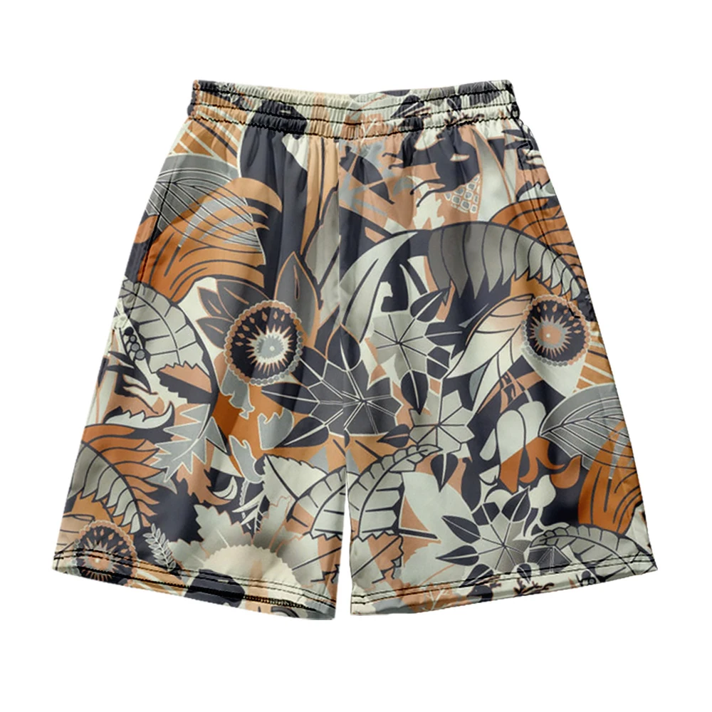 

Пляжные шорты Мужская и женская одежда 3D цифровая печать повседневные шорты модные трендовые штаны для пар 17