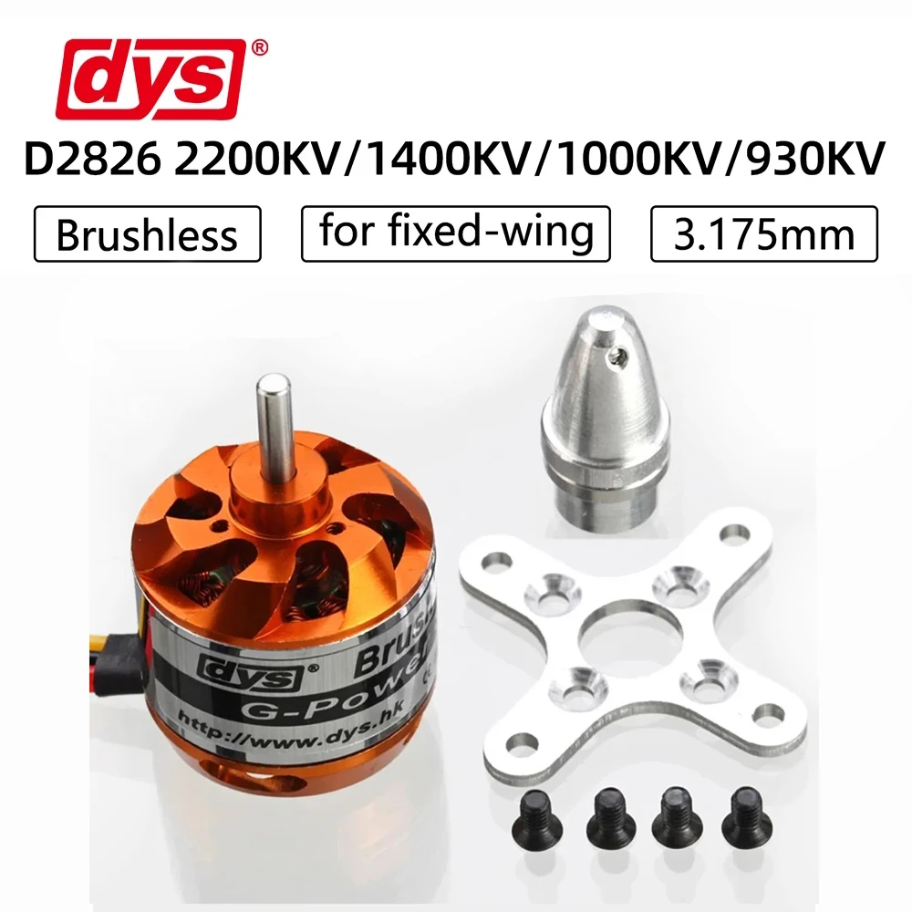 

Радиоуправляемая модель DYS D2826 2200KV 1400KV 1000KV 930KV бесщеточный мотор внешний ротор для мини-вертолета с дистанционным управлением