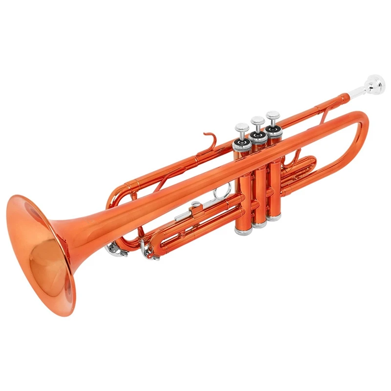 ABJX New LADE Brass Western Musical Instrument Trumpet Brass B Flat Trumpet Student Beginners Play