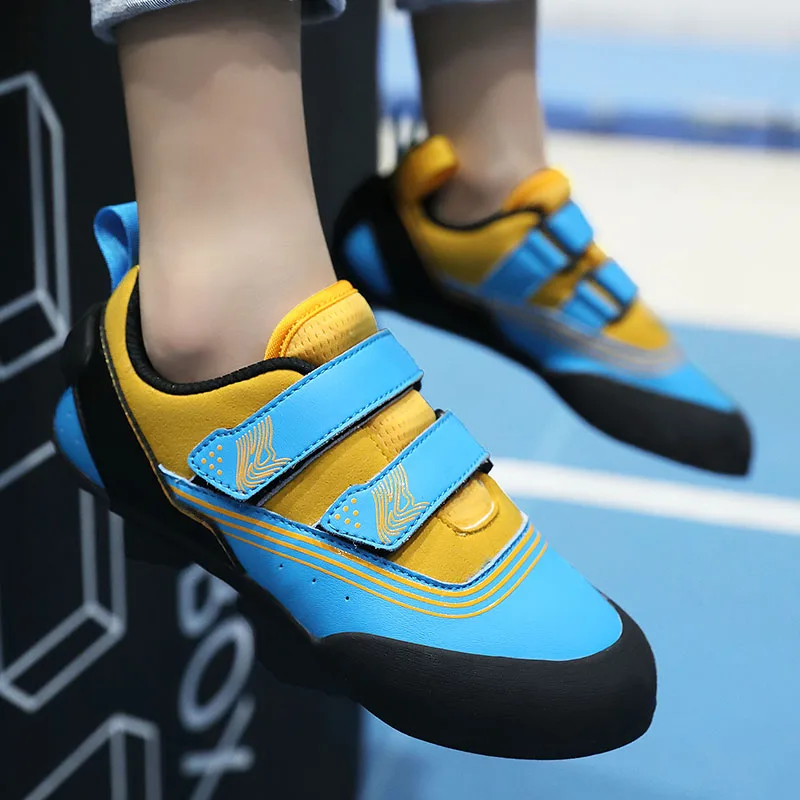 Quality Professional Climbing Bouldering Training Shoes Children Adult Protective Toe Anti-slip Kids Bouldering Climbing Sneaker 4