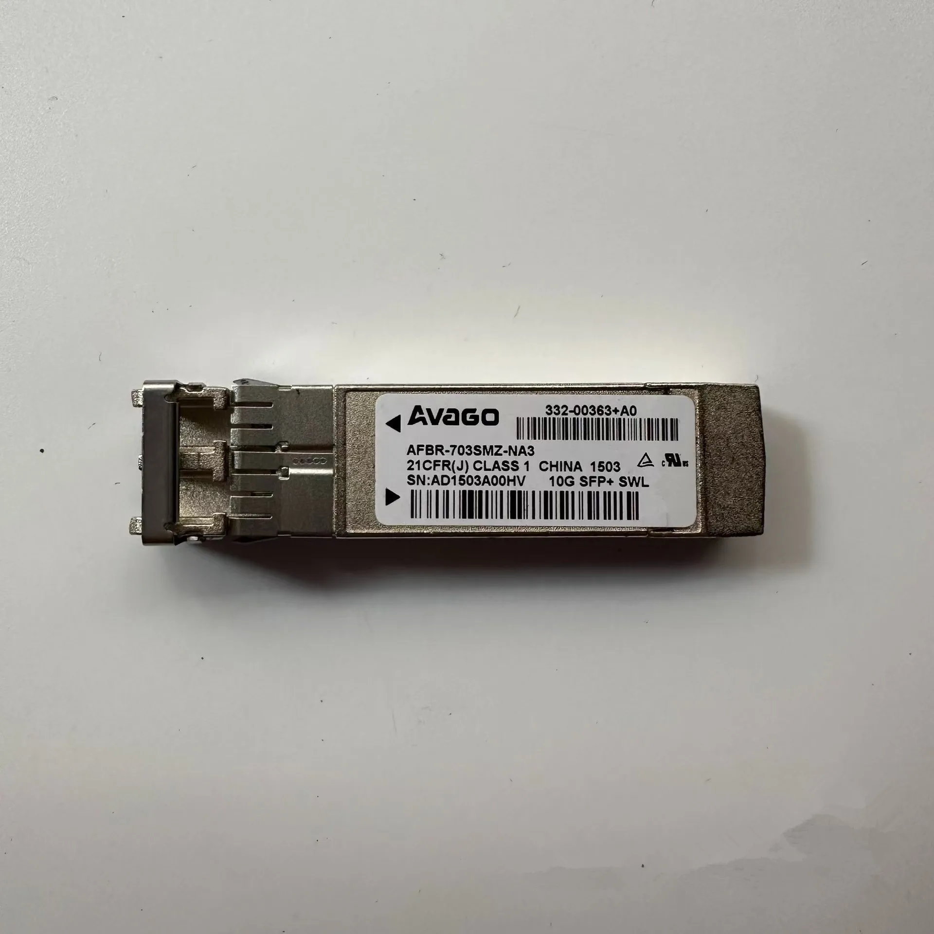 AVAGO AFBR-703SMZ-NA3/10G SFP+SWL/332-00363+A0/X6599A-R6/10G Multimode Dual Fiber Transceiver Module