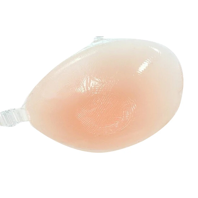 Lift up women's breasts with this strapless, invisible, and push-up silicone bra. This backless bra is designed to provide a sexy and natural look while also offering nipple cover.