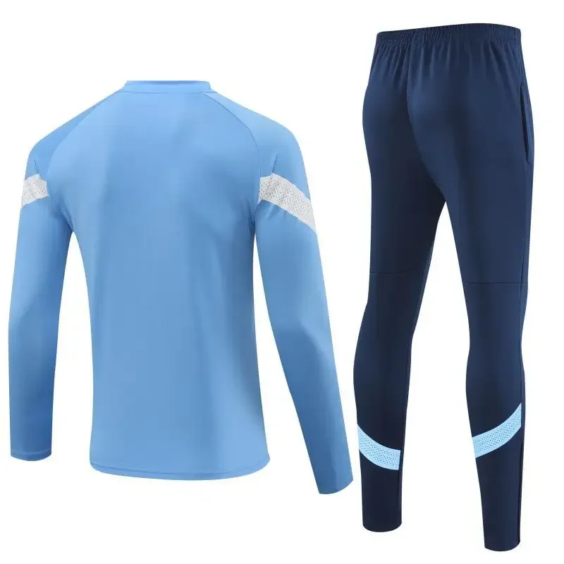 Soccer Jersey Adult Child Football Jersey Suit Boys Long Sleeve Sports Shirt Tight Training Sportsuit