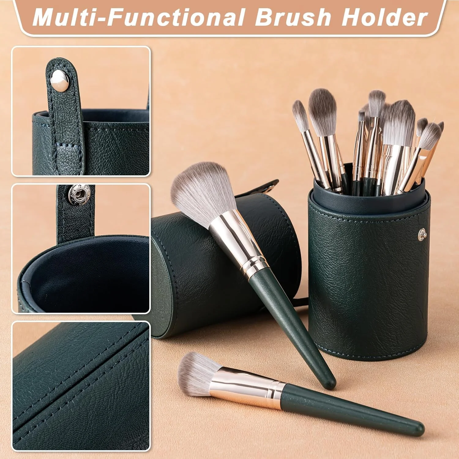 Professionelles Make-up Pinsel Set Für Gesicht Und Augen_voghion.com
