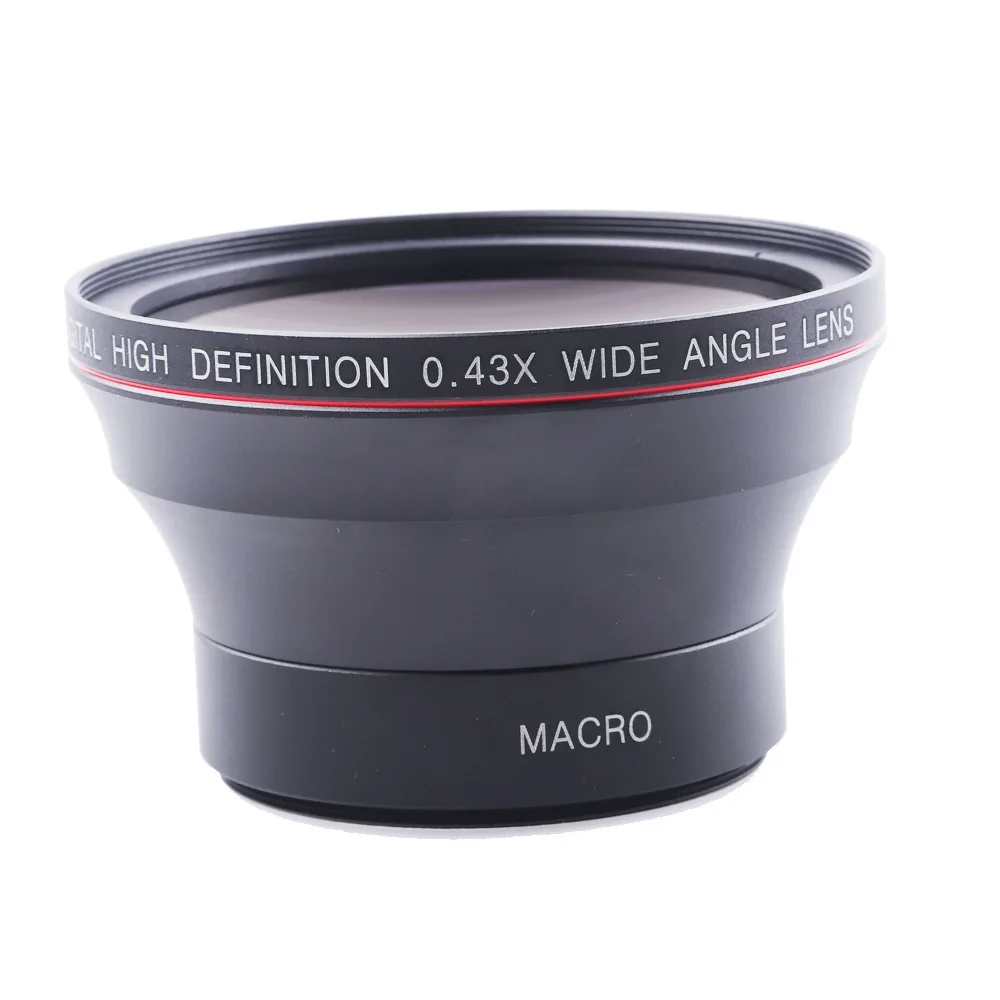 Platā leņķa objektīva filtrs 0.43X 49-58mm