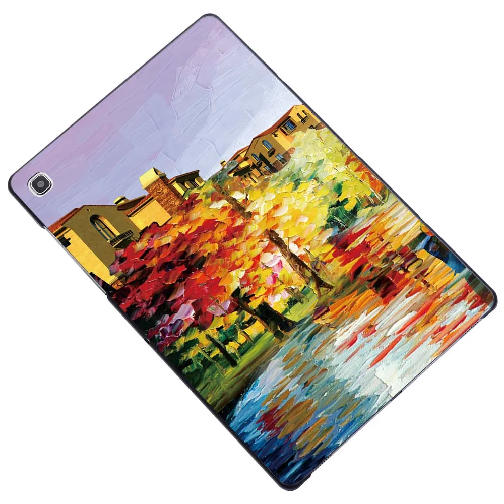 Capa para Tablet para Samsung Galaxy Tab s6 Lite P610 a 8.0 T290 a7 104 a a6 101 S5e T510 s6 105 T860 s7 s8 11 Pintura Shell Traseiro - Imagem 3