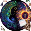 Pisces Cat Zodiac Wooden Jigsaw Animal Puzzles, Puzzle for adult and kids, Educational Building Blocks Game, , Shaped Board Game 5