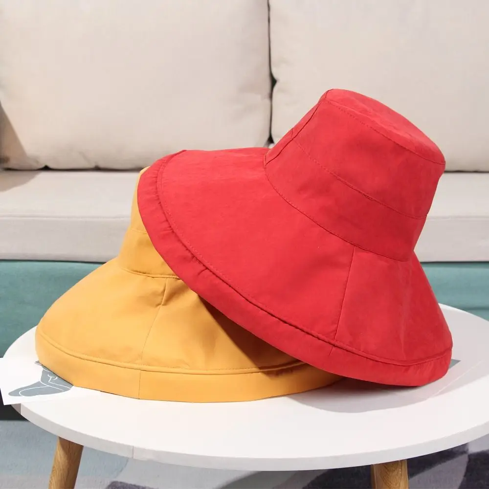 Sun Hat Summer Foldable Bucket Hat for Women Outdoor Sunscreen