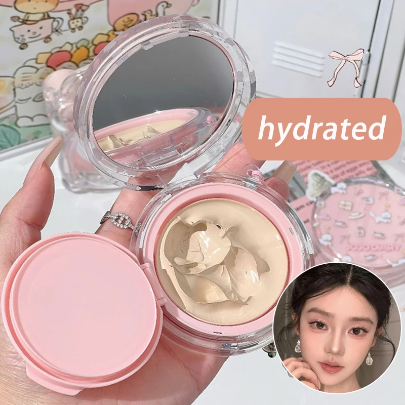 Cute Cat Air Cushion Compact Cream Hydrated High Coverage Foundation Oil Control Concealer BB Cream Korean Makeup Base Cosmetic liquid foundation air cushion cream cushion foundation makeup cosmetics makeup cream air cushion bb cream