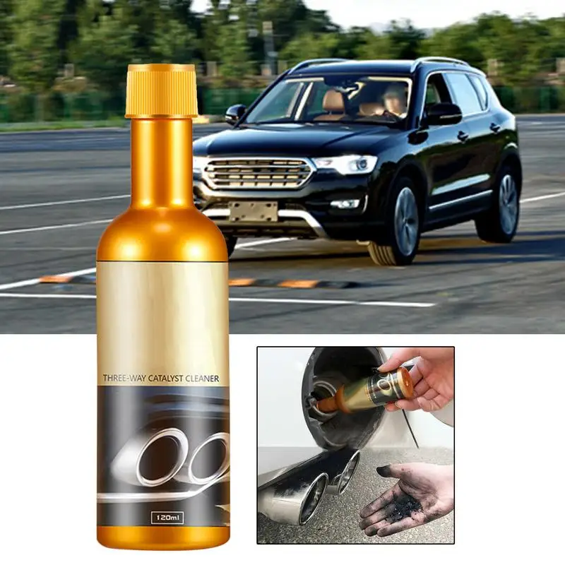 

120ml Boost Up Catalytic Converter Cleaner Automobile Reactants Protect The Engine Oxygen Sensor Throttle Treated To Remove Carb