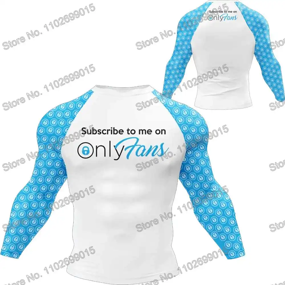 Onlyfans-Surfing-Diving-T-Shirt-Tight-Long-Sleeve-Rash-Guard-BJJ-MMA
