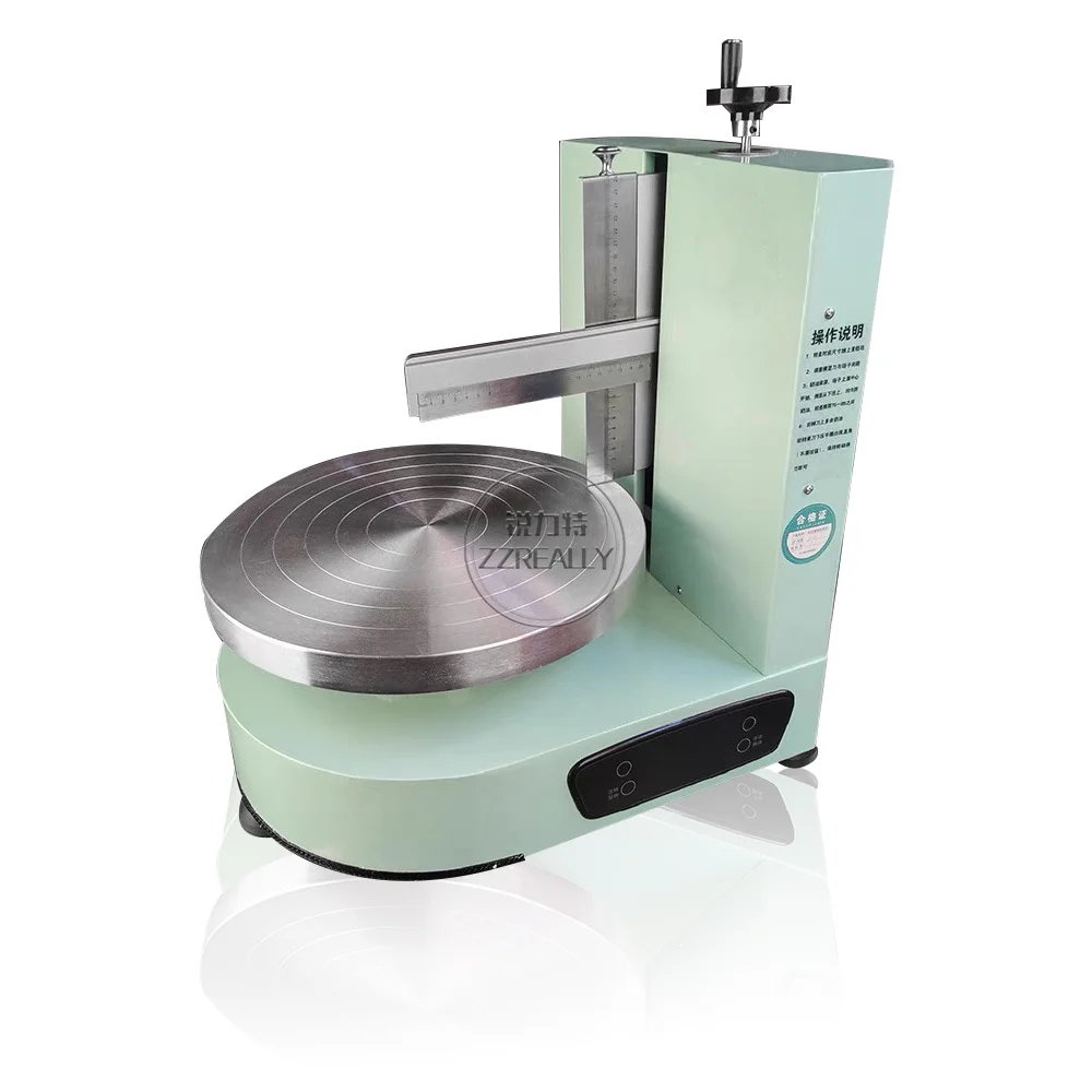Automatic Birthday Cake Bread Butter Smearing Spreading Machines Baking Equipment Round 8inch