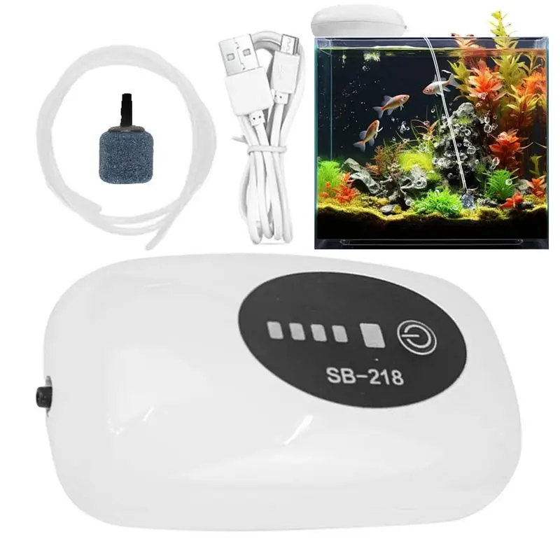 

Aquarium Air Pump Portable Hydroponic Aquarium Air Pump Powerful Silent Aquarium Air Pump Energy Saving Fish Tank Oxygenator