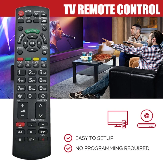 1pc N2QAYB000752 TV Remote Control For Panasonic Fit For Kid Seniors No  Programming Controller Smart Remotes Handset Accessories - AliExpress