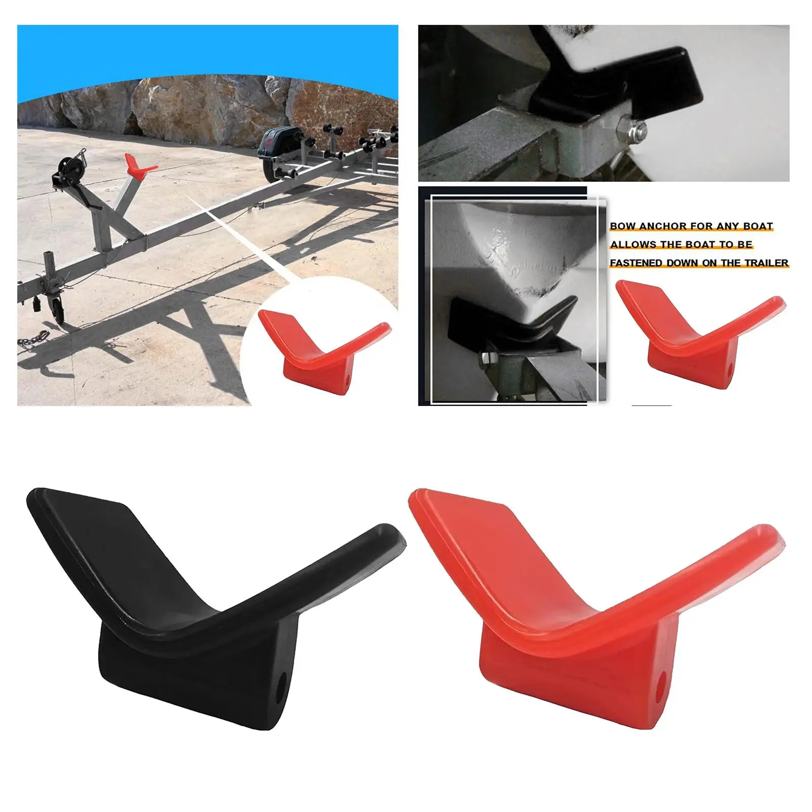 Generic V Shaped Boat Trailer Bow Stop Roller Parts for Fishing Boat