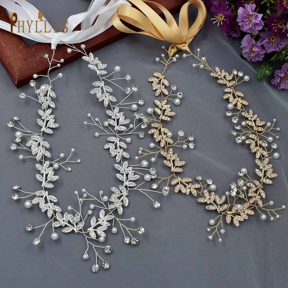 S42 Silver Bridal Belts Female Belt Pearls Wedding Dress Accessories Luxury Leaves Belt Bridesmaid Sash Rhinestone Women Belts