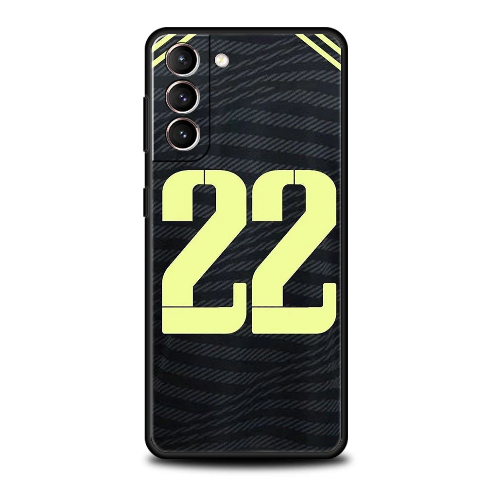 Football Number Shockproof TPU Phone Case