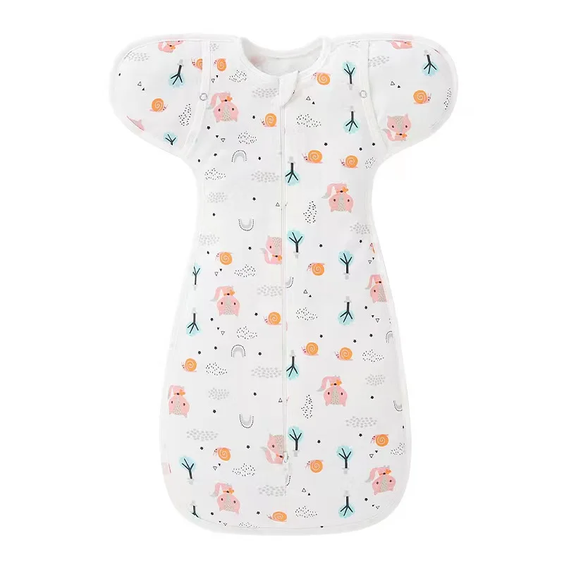 Set di coperte per neonati stampate per neonati, ragazzi e ragazze, set di fasce avvolgenti in mussola per dormire - immagine 3