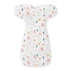 Baby Blanket Hat Set Cartoon Printed Cotton Newborn Swaddle Adjustable Infant Sleeping Swaddle Wraps All Seasons 0-6 Months 6