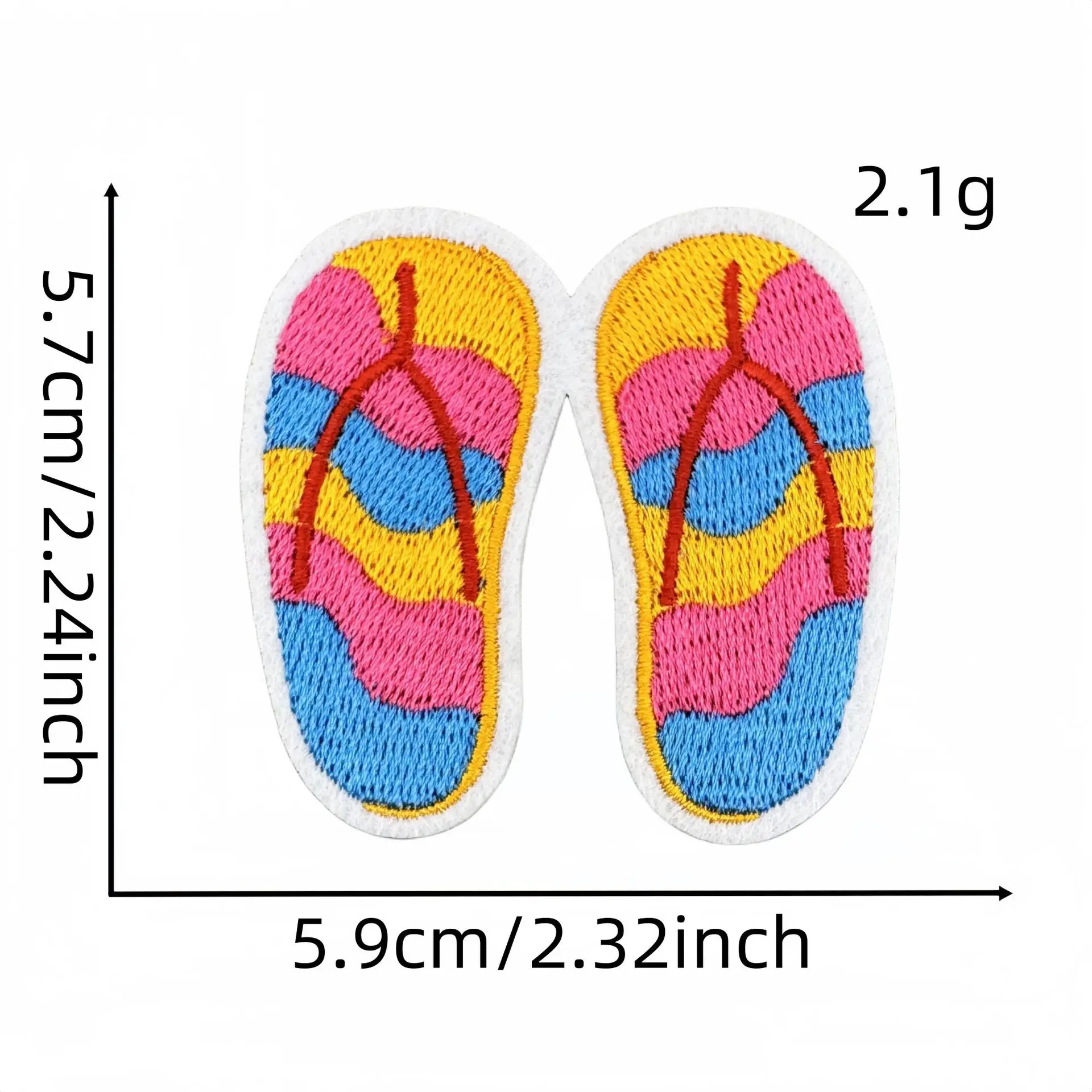 Description Picture 6 of item1 piece Cartoon Graffiti Hawaiian Beach Patches Iron On Cute Mexico Festival Clothing Patch DIY Badge