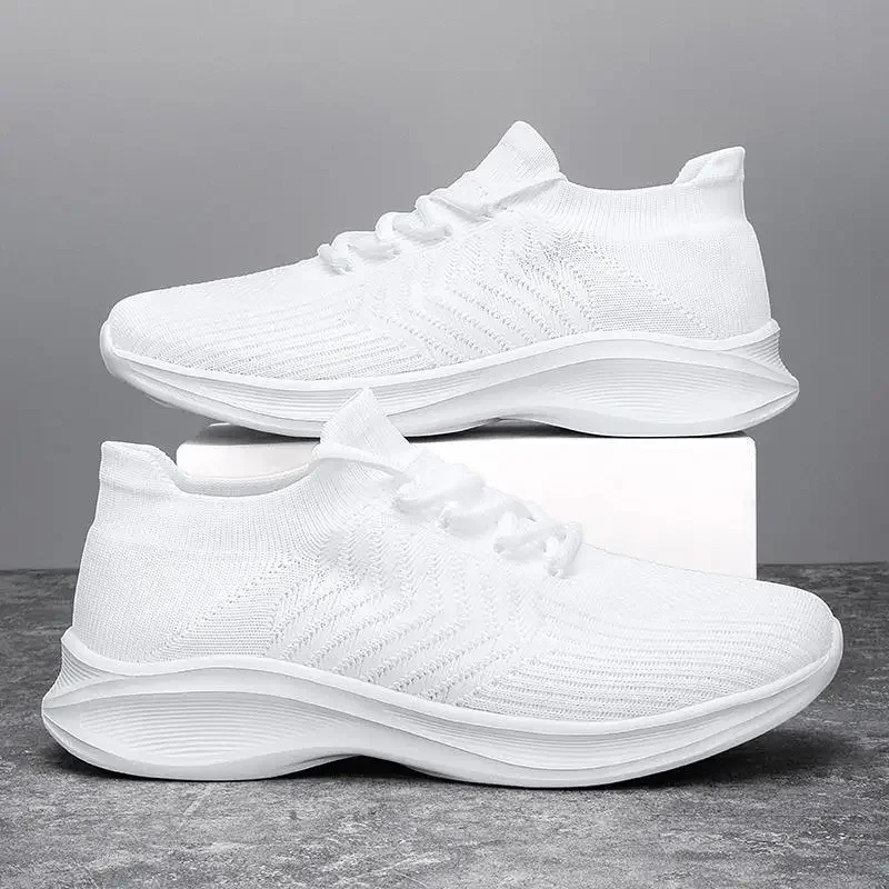 Men's Shoes Sneaker 2024 Summer Breathable Tenis Lightweight Non-Slip Soft Bottom Men Running