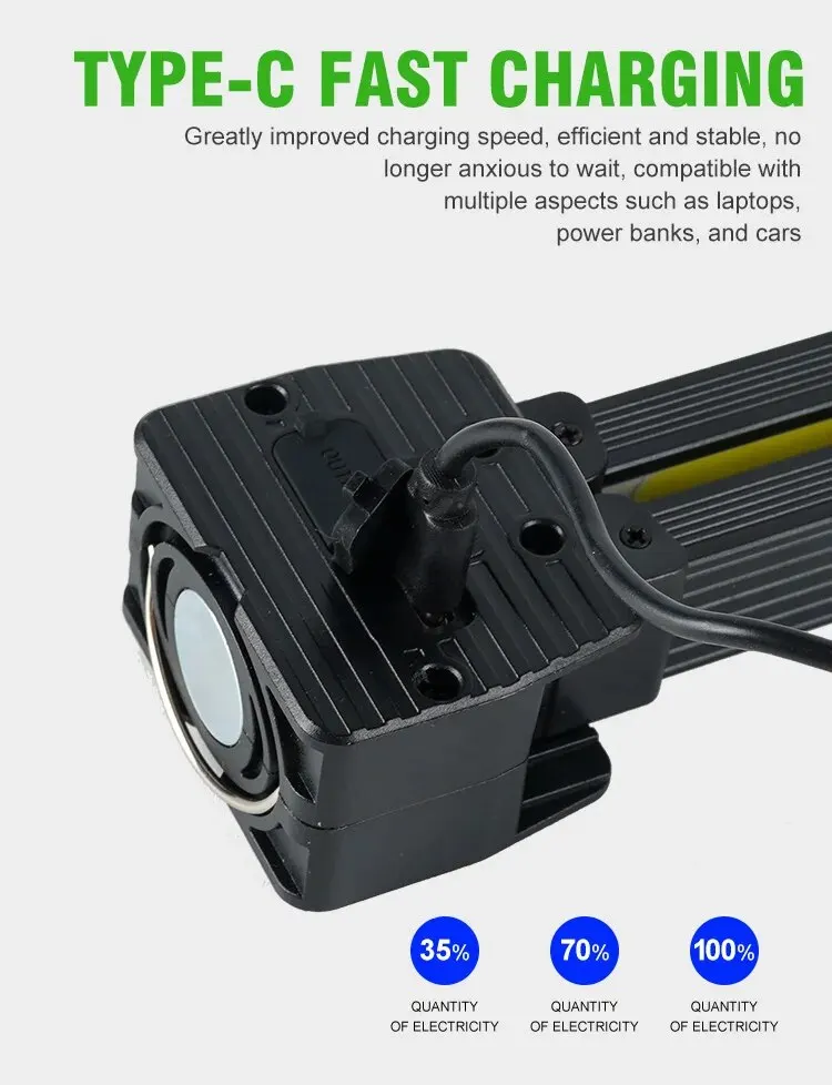 Magnetbas på campingficklampan