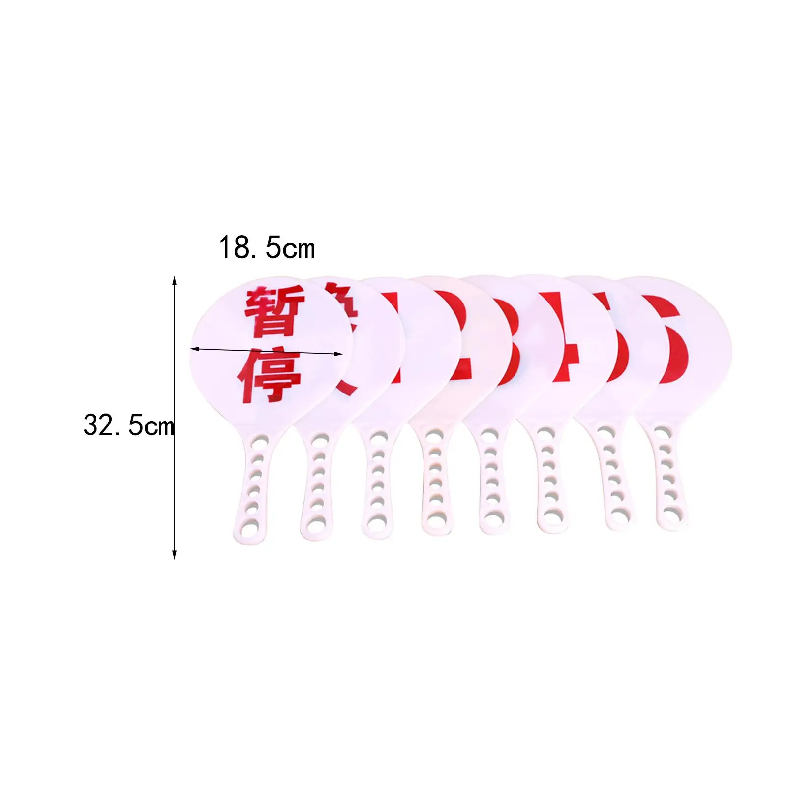 9Pcs Basketball Referee Match Boards Numbers 1-6 Suspend Judge Boards Score Paddles Match Accessories Sports Judge