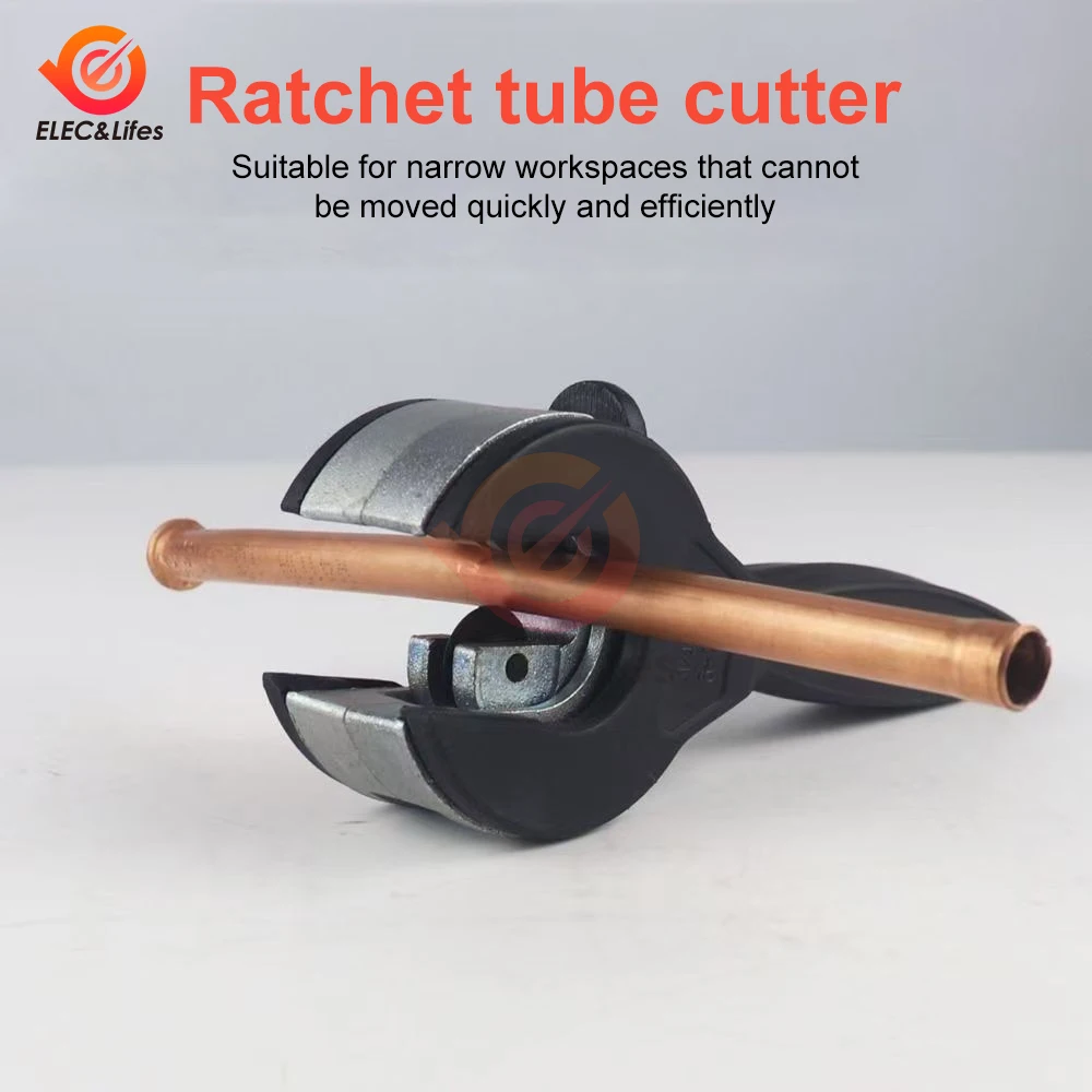 1pc Ratchet Tube Pipe Cutter For Cutting 8-29mm Stainless Steel Copper Aluminium Ratchet Scissors Hose Cutting Hand Tools