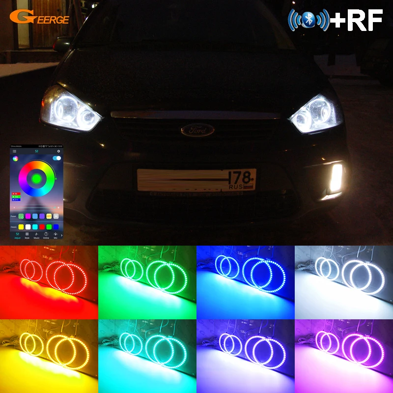 Voll-LED-Kennzeichenbeleuchtung, kompatibel mit Ford Focus C-MAX