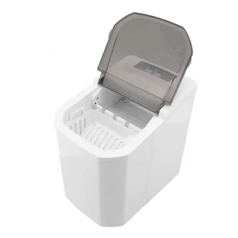 Portable Countertop Ice Maker 160W Full Automatic Edible 9 Ice Cubes in 8 Mins Durable ABS Ice Cube Maker for Home Bar Office 2