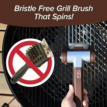Electric Roller Grill Brush 1