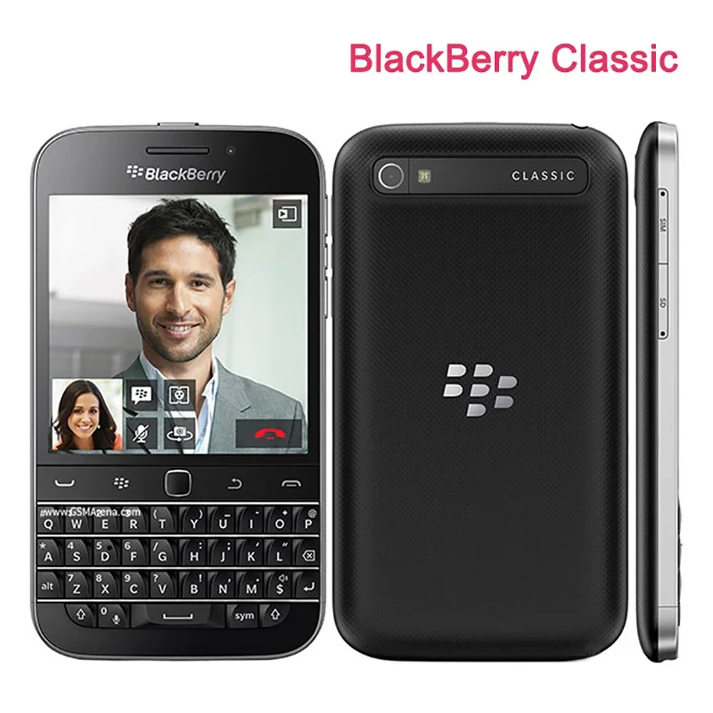 Original BlackBerry Q20 Classic 4G LTE Mobile Cell Phone 8MP WIFI 16G ROM BlackBerryOS QWERTY Smartphone.Only Version 100-4 1