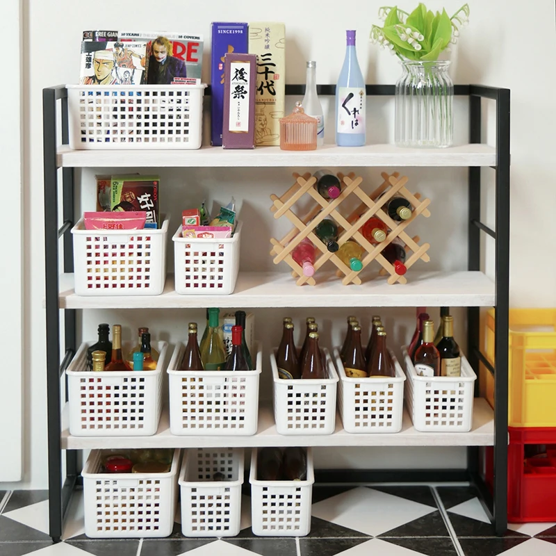 

1:12 Dollhouse Simple Miniature Storage Basket Dollhouse Fruit Vegetable Food Storage Basket Dollhouse Home Decoration