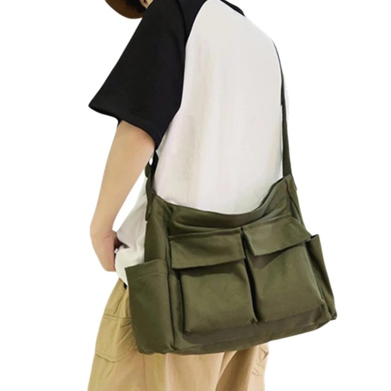 

Large Capacity Canvas Shoulder Bag Sling Bags for Fashionable Women