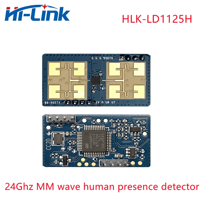 Modulo Sensore Radar Hi-Link 24G a Onde Millimetriche per Rilevamento Presenza Umana LD1125H Sensore di Induzione Respiratoria e Misurazione Distanza