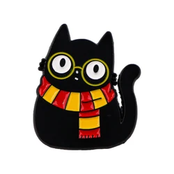 Whimsical Animal Cartoon Enamel Pin - Decorative Brooch and Stylish Accessory (Orange)