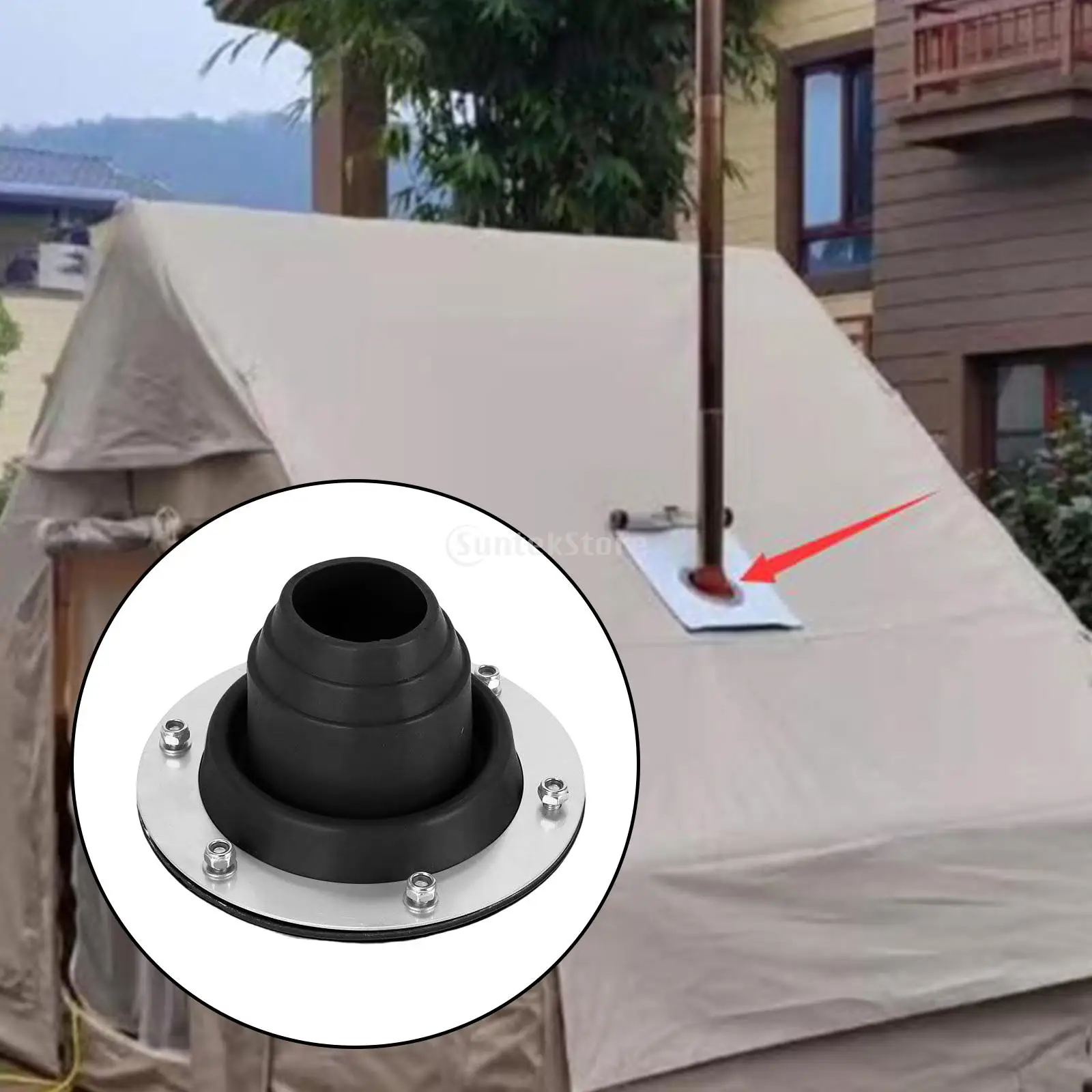Tent Stove Jack Pipe Vent Silicone Tube Fire Resistant Keep Your Use Of Hot  Flue Pipes Safe and Secure - AliExpress