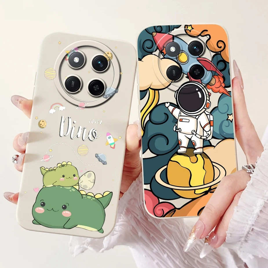Cute Astronaut Cartoon Soft TPU Phone Case - Bumper Protection Cover