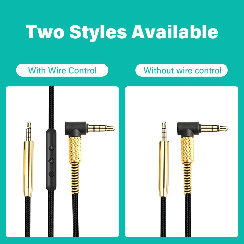 Gold Plated 3.5mm to 2.5mm Audio Jack Aux Cable Adapter