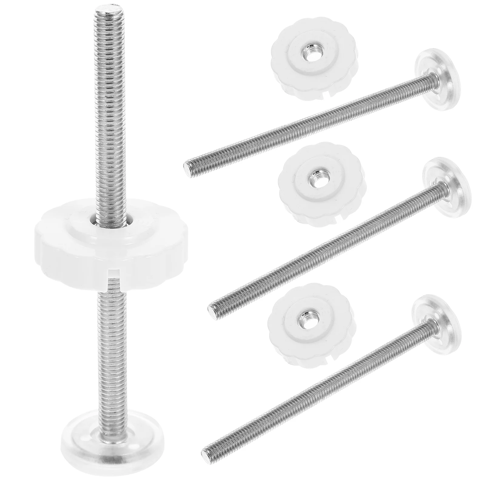 Pet Door Bolt 4 Pcs Baby Gate Hardware Replacement Parts Screw Screws Abs Replacements