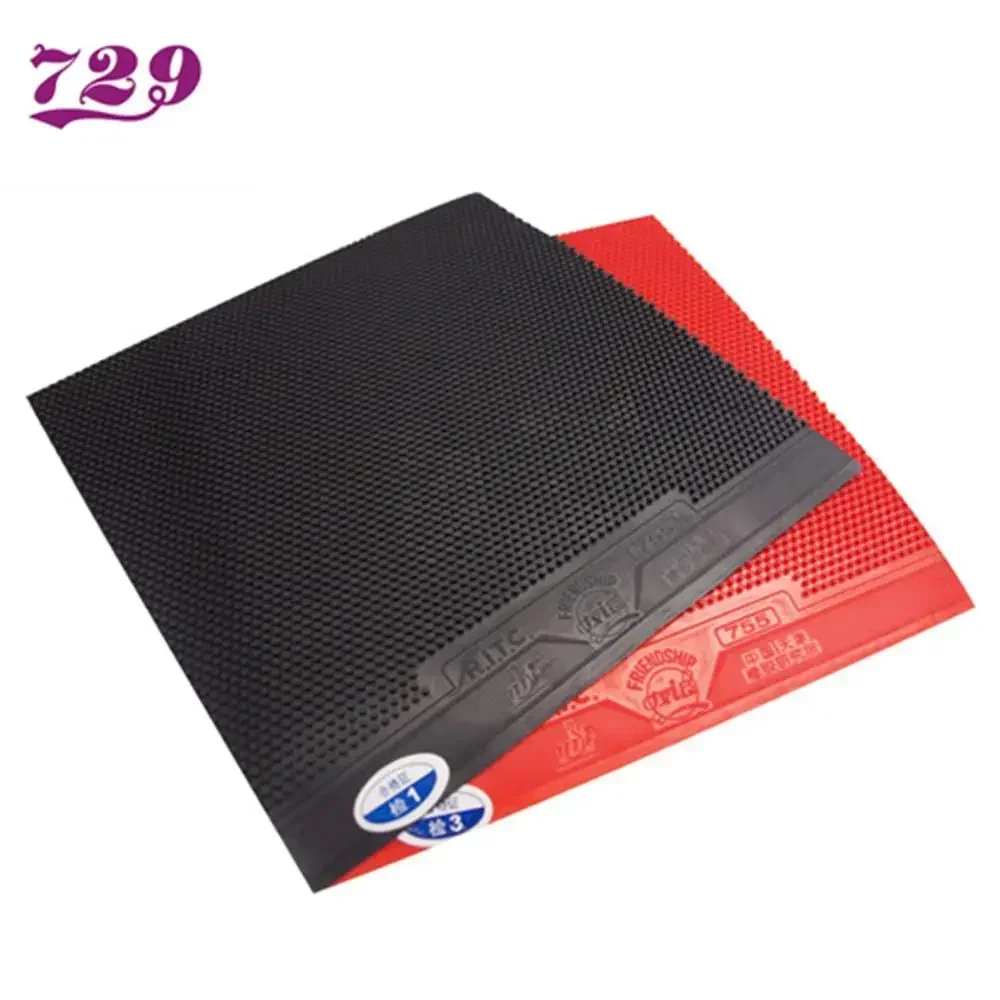 729 Friendship OX Long Pimples 755 Table-tennis Rubber Sheet ITTF Approval 38&deg; Offensive Pimples New Rug with Sponge/NO Sponge